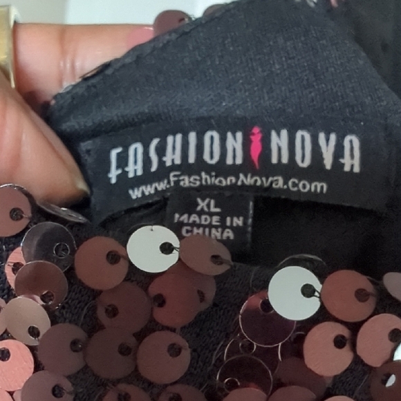 Fashion Nova Ombre Sequin Mini Dress - - Picture 8 of 8